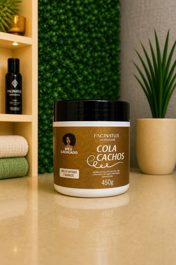 GEL FIXADOR COLA CACHOS MEU CACHEADO 450G