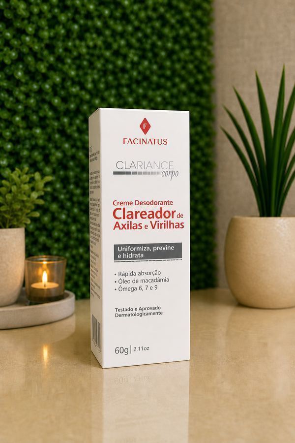 CLAREADOR DE AXILA E VIRILHA CLARIANCE 60G