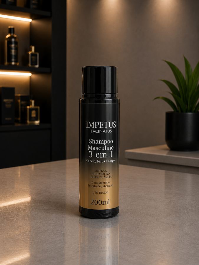 IMPETUS SHAMPOO MASCULINO 3 EM 1 200ML