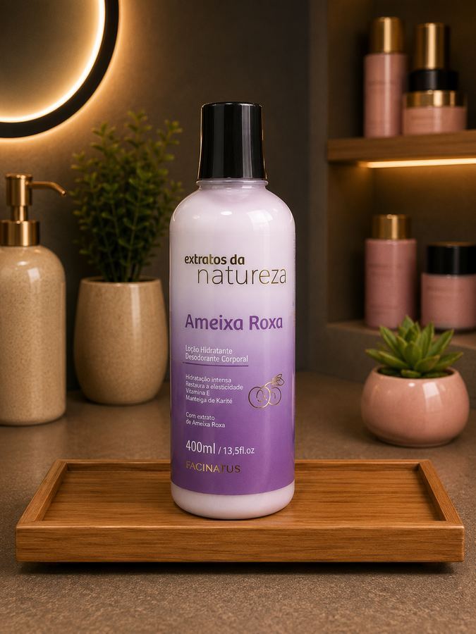 HIDRATANTE DESODORANTE CORPORAL FEMININO AMEIXA ROXA 400ML