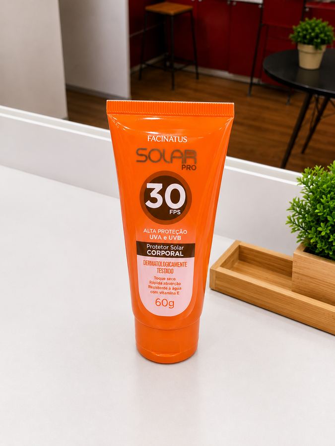 PROTETOR SOLAR FACIAL 30 FPS SOLAR PRO 60G