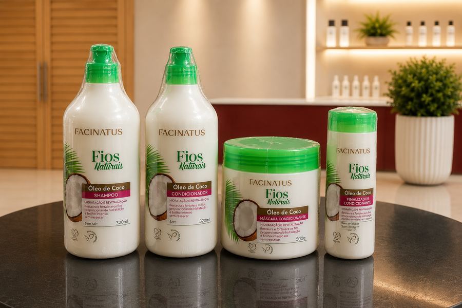 KIT-ÓLEO DE COCO (SHAMPOO+CONDICIONADOR+MÁSCARA+FINALIZADOR)
