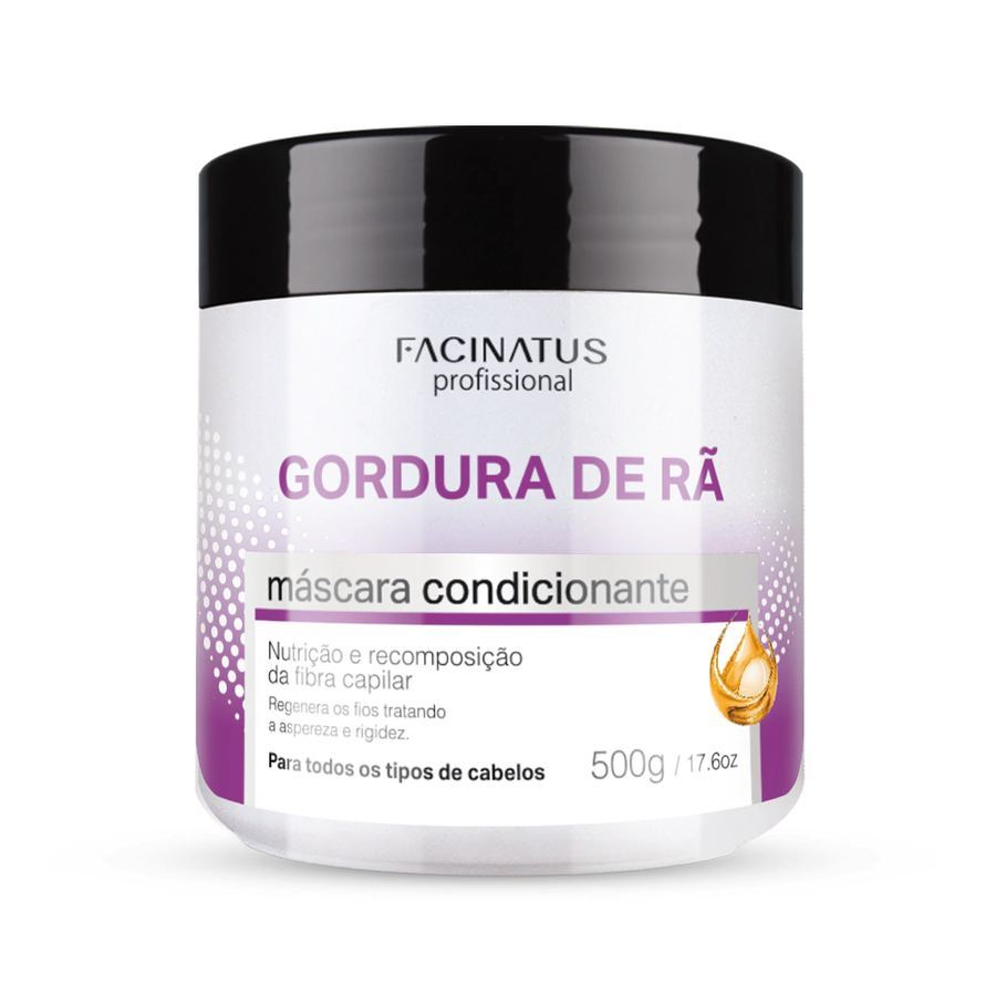 MÁSCARA GORDURA DE RÃ 500G