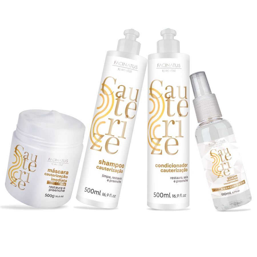 KIT CAUTERIZE (SHAMPOO+CONDICIONADOR+FINALIZADOR)