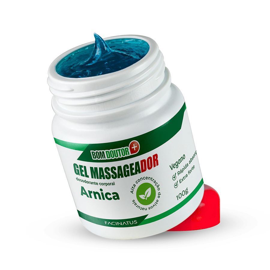 GEL MASSAGEADOR DESODORANTE CORPORAL BOM DOUTOR ARNICA 100G