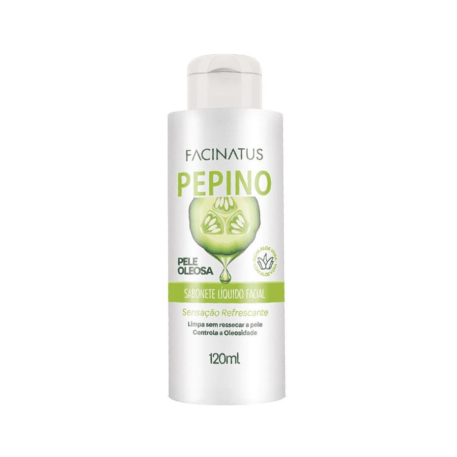 SABONETE LIQUIDO PEPINO FACIAL 120ML