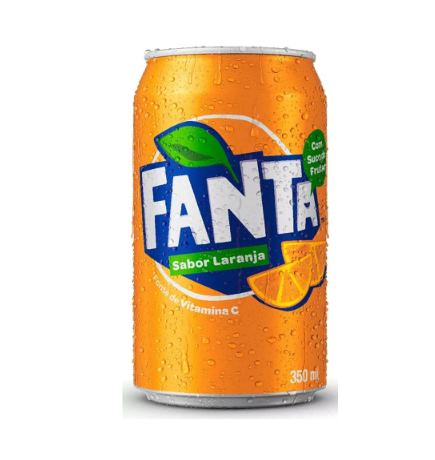 Fanta Laranja Lata 350ml