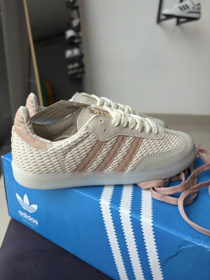 Tênis Adidas Samba Off White/Palha