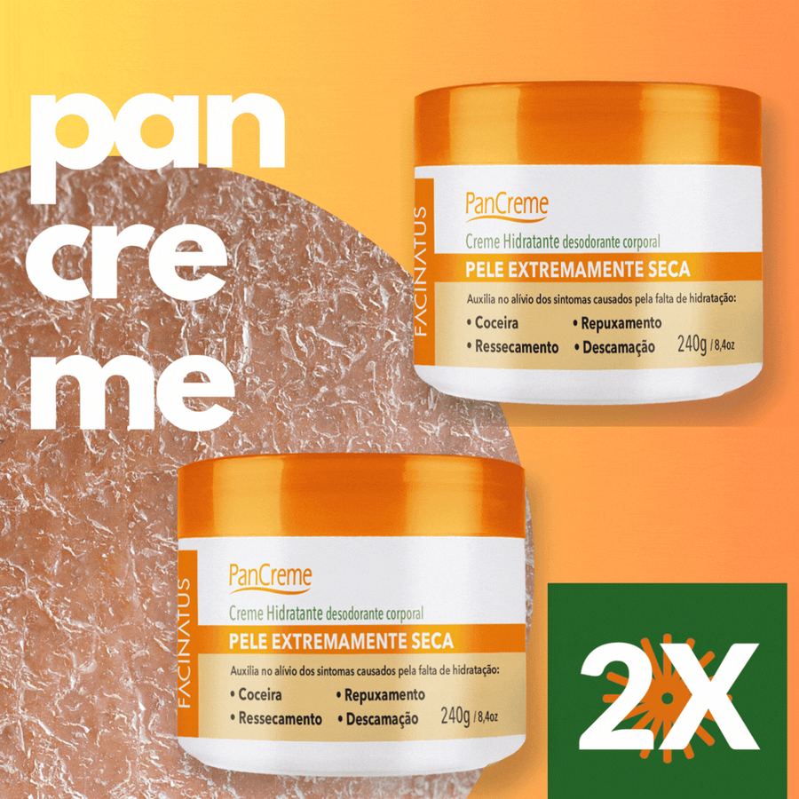 KIT 2 PANCREME HIDRATANTE CORPORAL 240G