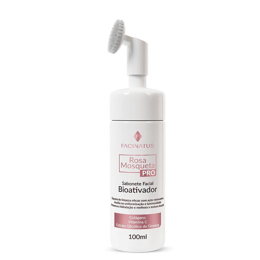 SABONETE FACIAL BIOATIVADOR ROSA MOSQUETA PRO 100ML