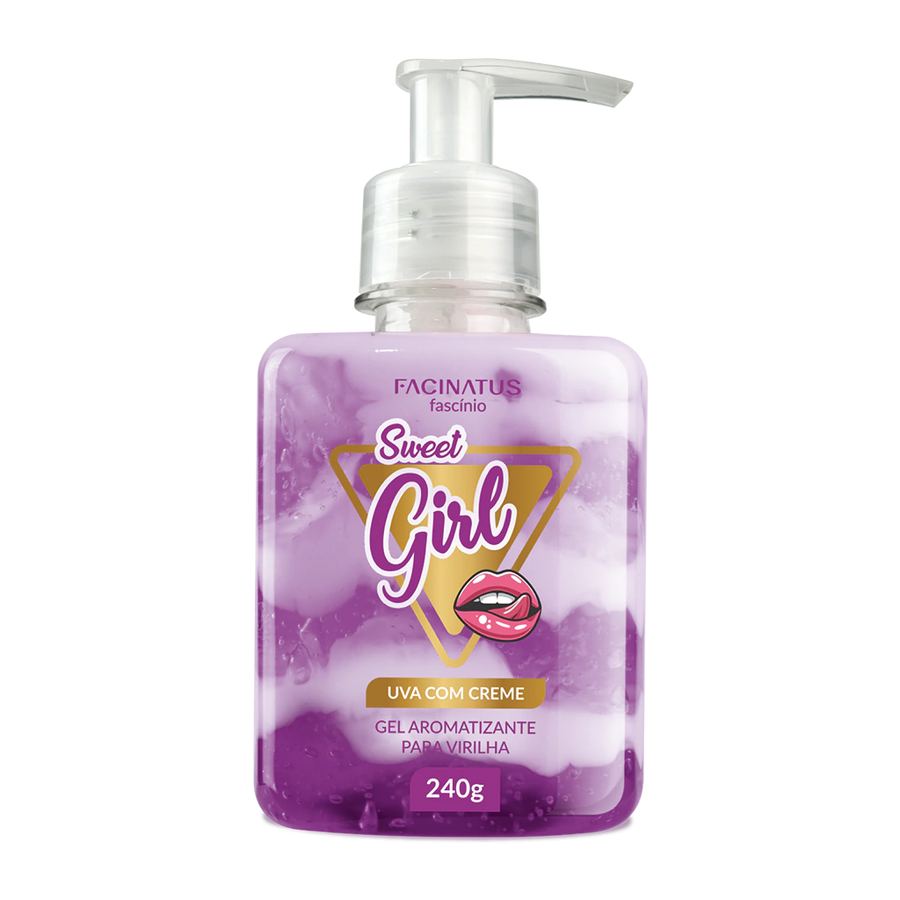 GEL AROMATIZANTE PARA VIRILHA SWEET GIRL UVA COM CREME 240G