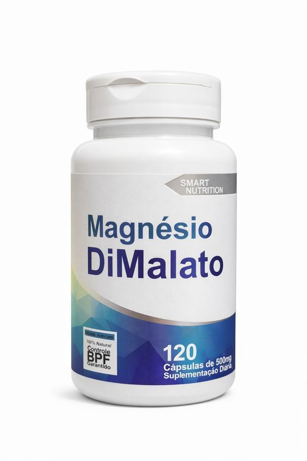Magnésio DiMalato – 120 Cápsulas (500mg)