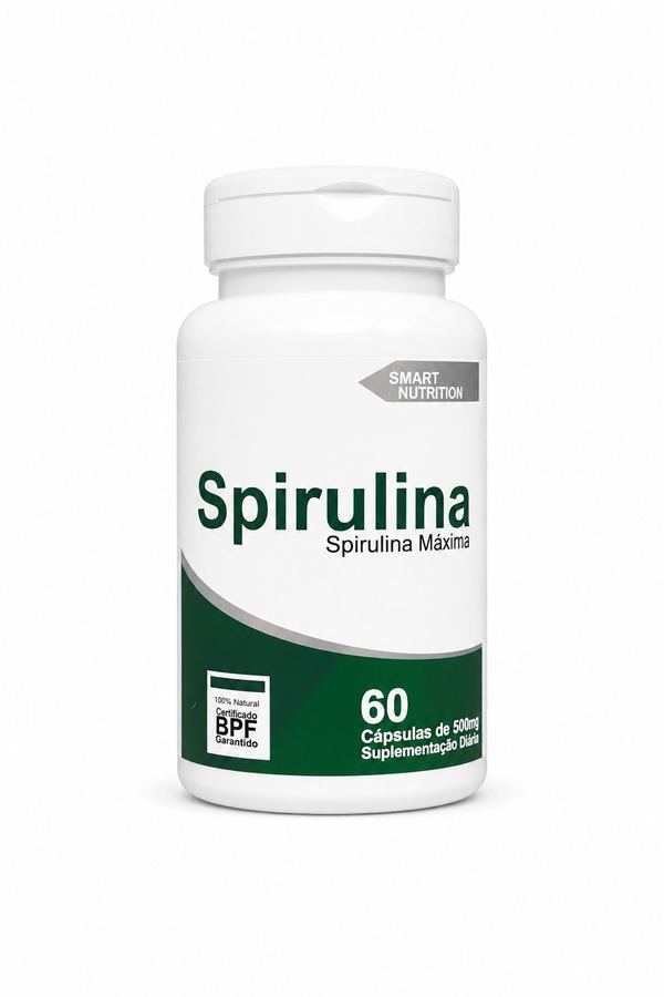 Spirulina (Spirulina Máxima) 60 Cápsulas (500mg)