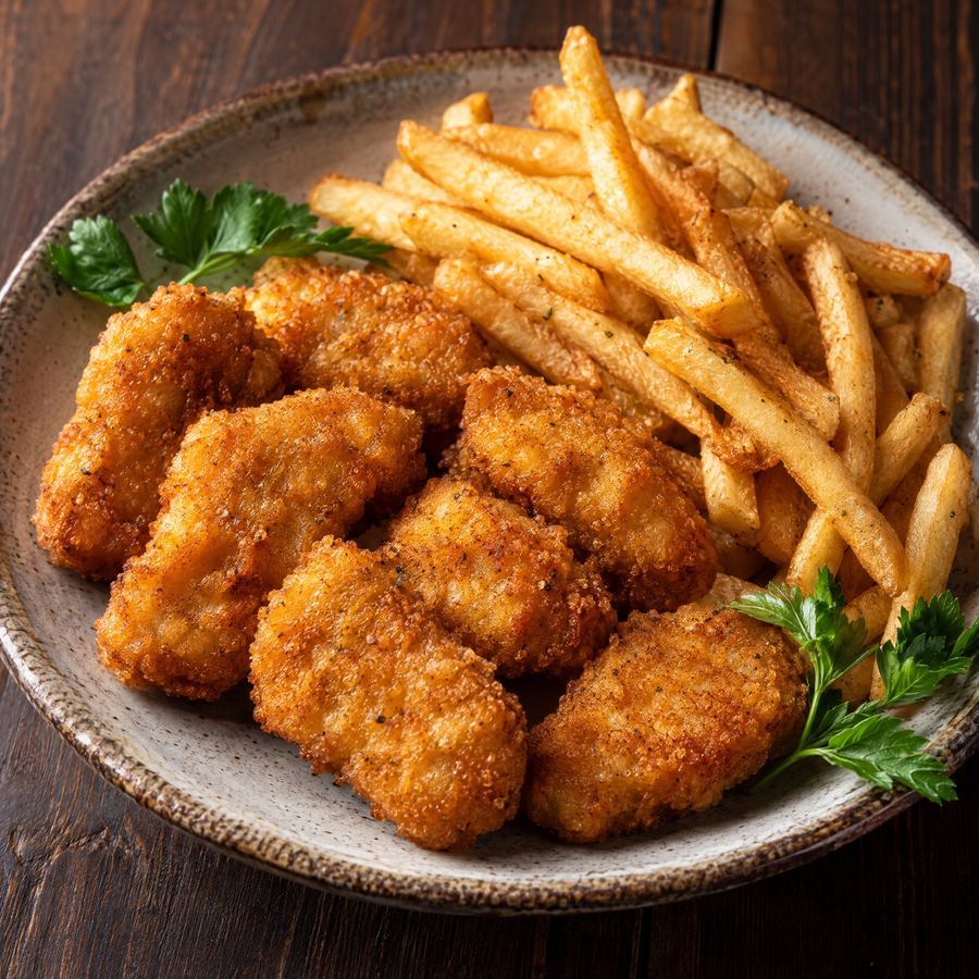 Nugget e Fritas